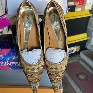 Rhinestone dollhouse heels